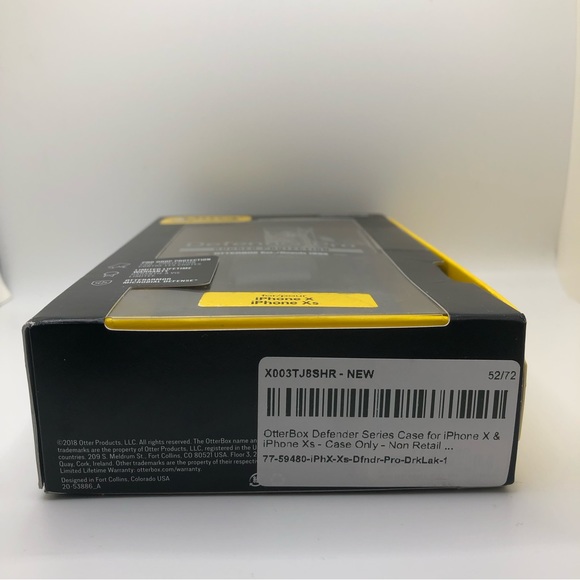 New OtterBox Defender Series Screenless Case for iPhone X & Xs with original box - Picture 6 of 11